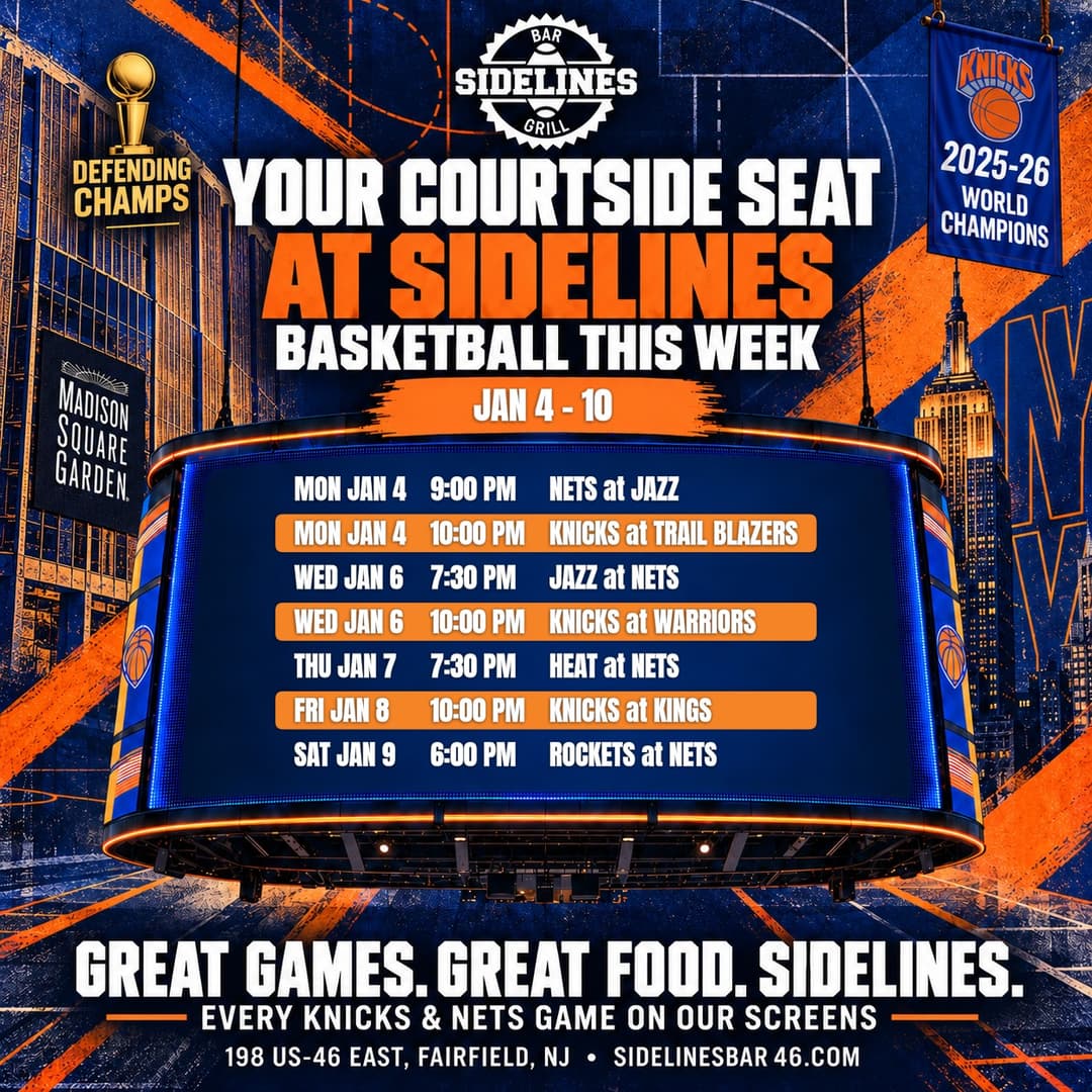 Basketball This Week at Sidelines – Jan 4–10