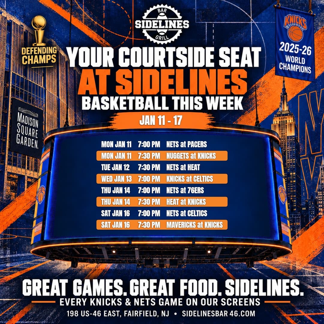 Basketball This Week at Sidelines – Jan 11–17