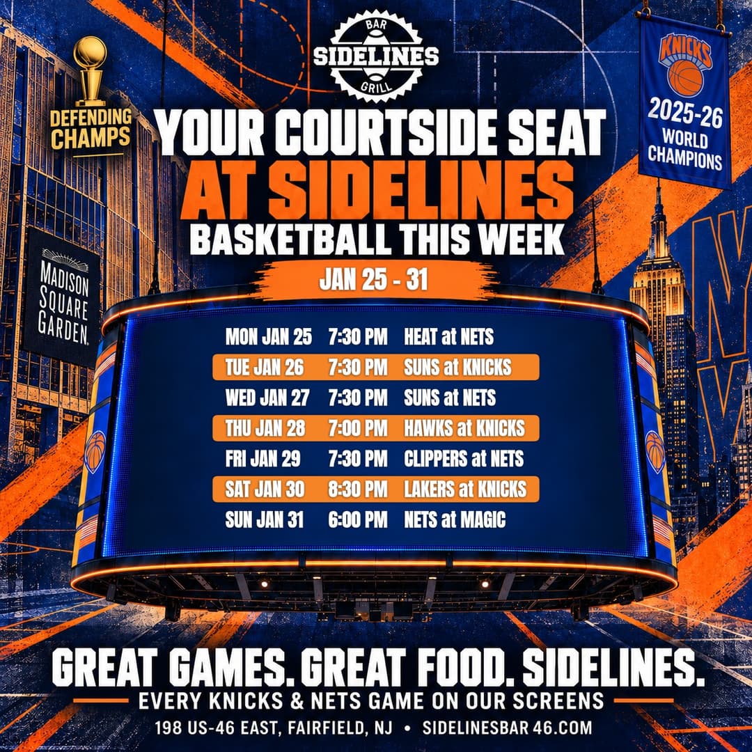 Basketball This Week at Sidelines – Jan 25–31