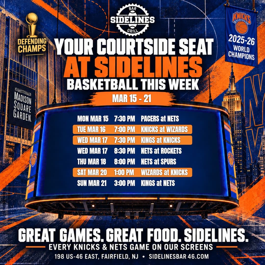 Basketball This Week at Sidelines – Mar 15–21