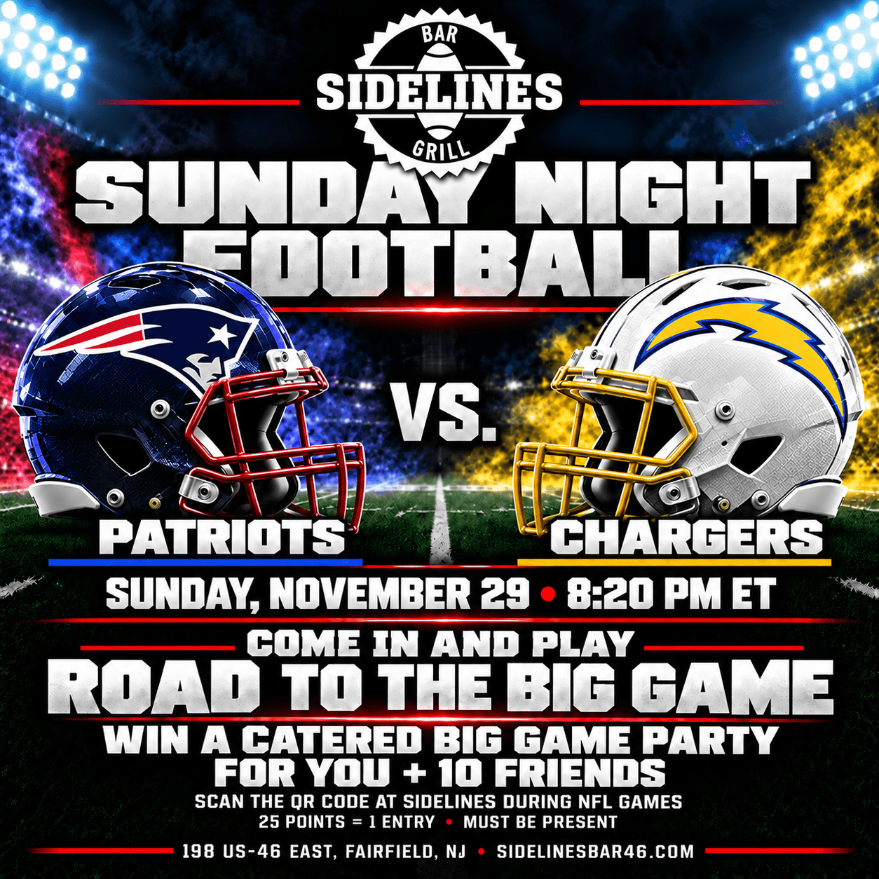 New England Patriots at Los Angeles Chargers