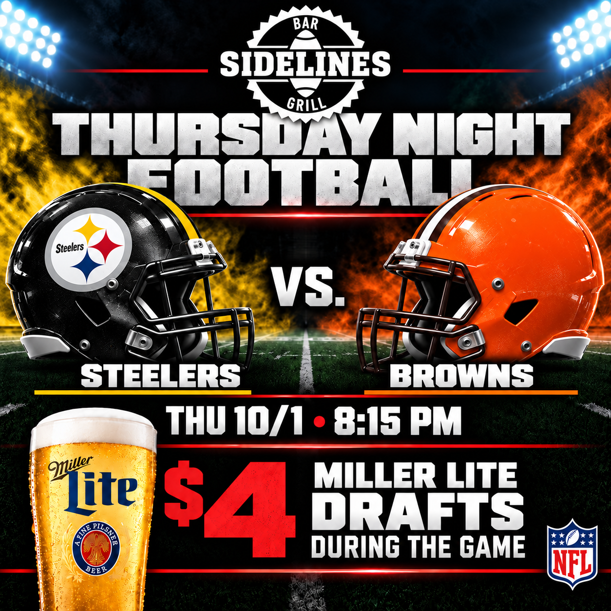 Pittsburgh Steelers at Cleveland Browns