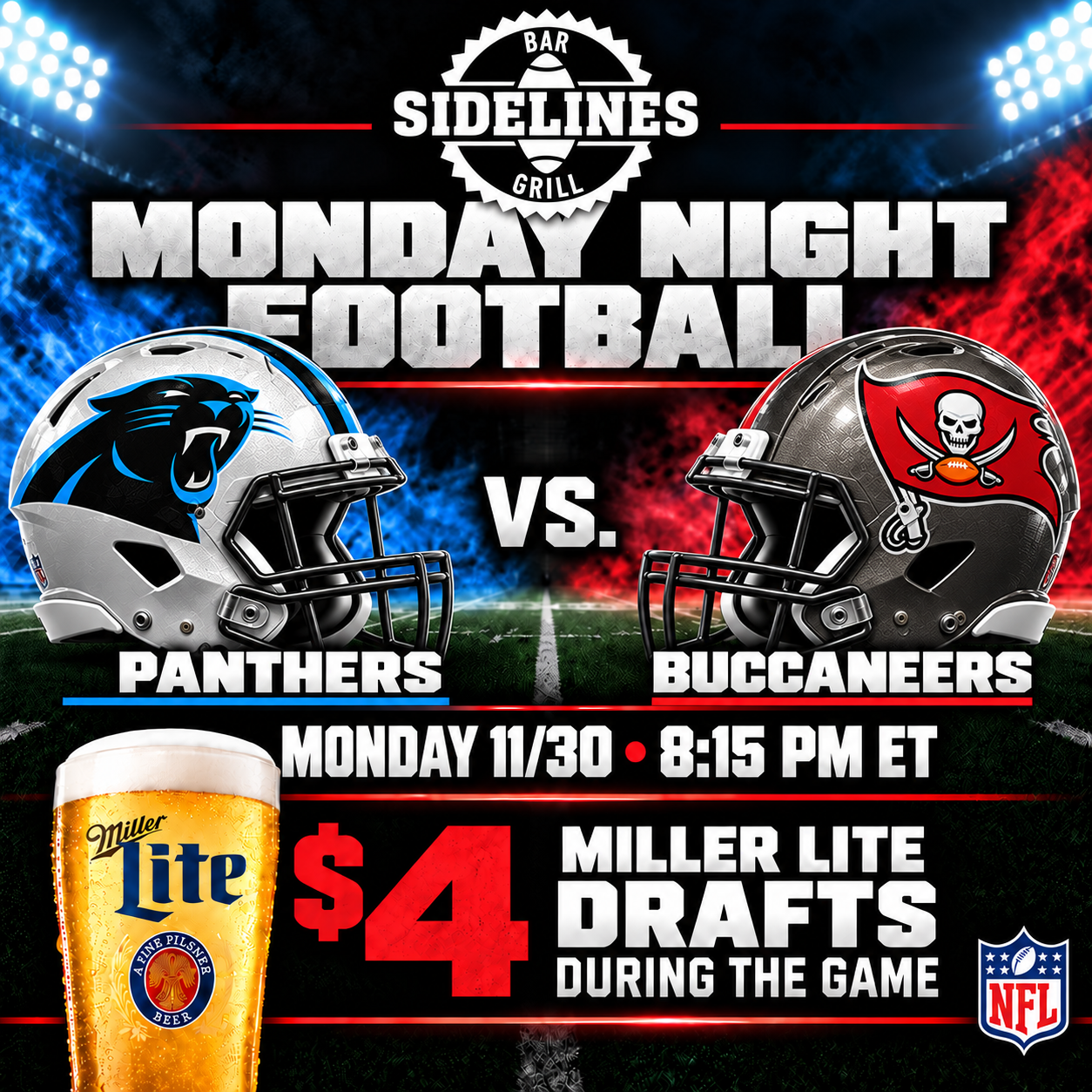 Carolina Panthers at Tampa Bay Buccaneers