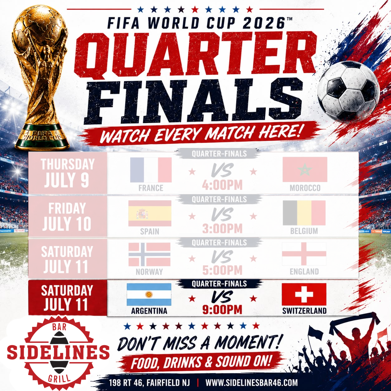 Switzerland at Argentina