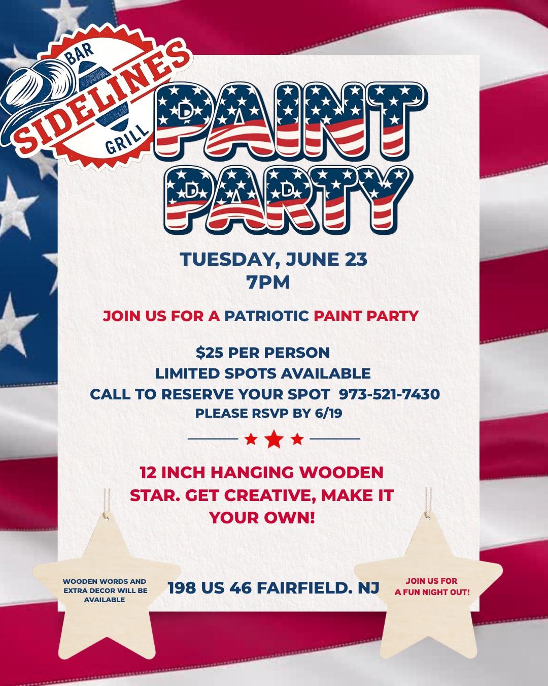 Patriotic Paint Party