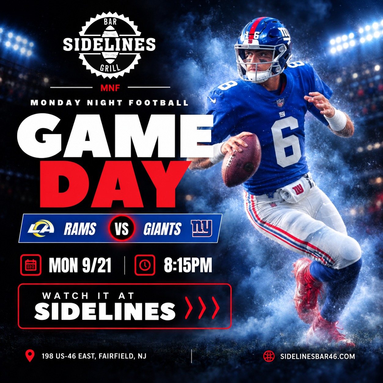 New York Giants at Los Angeles Rams